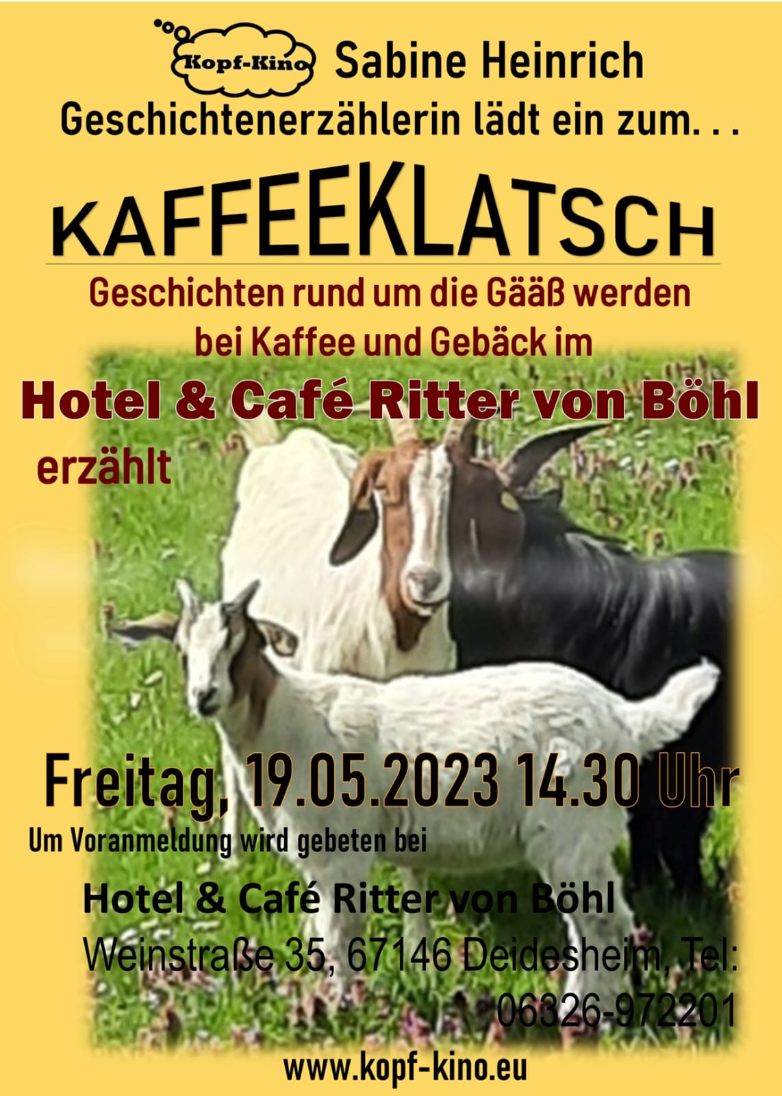 "Kaffeeklatsch - Die Gääß" Hotel & Café Ritter von Böhl